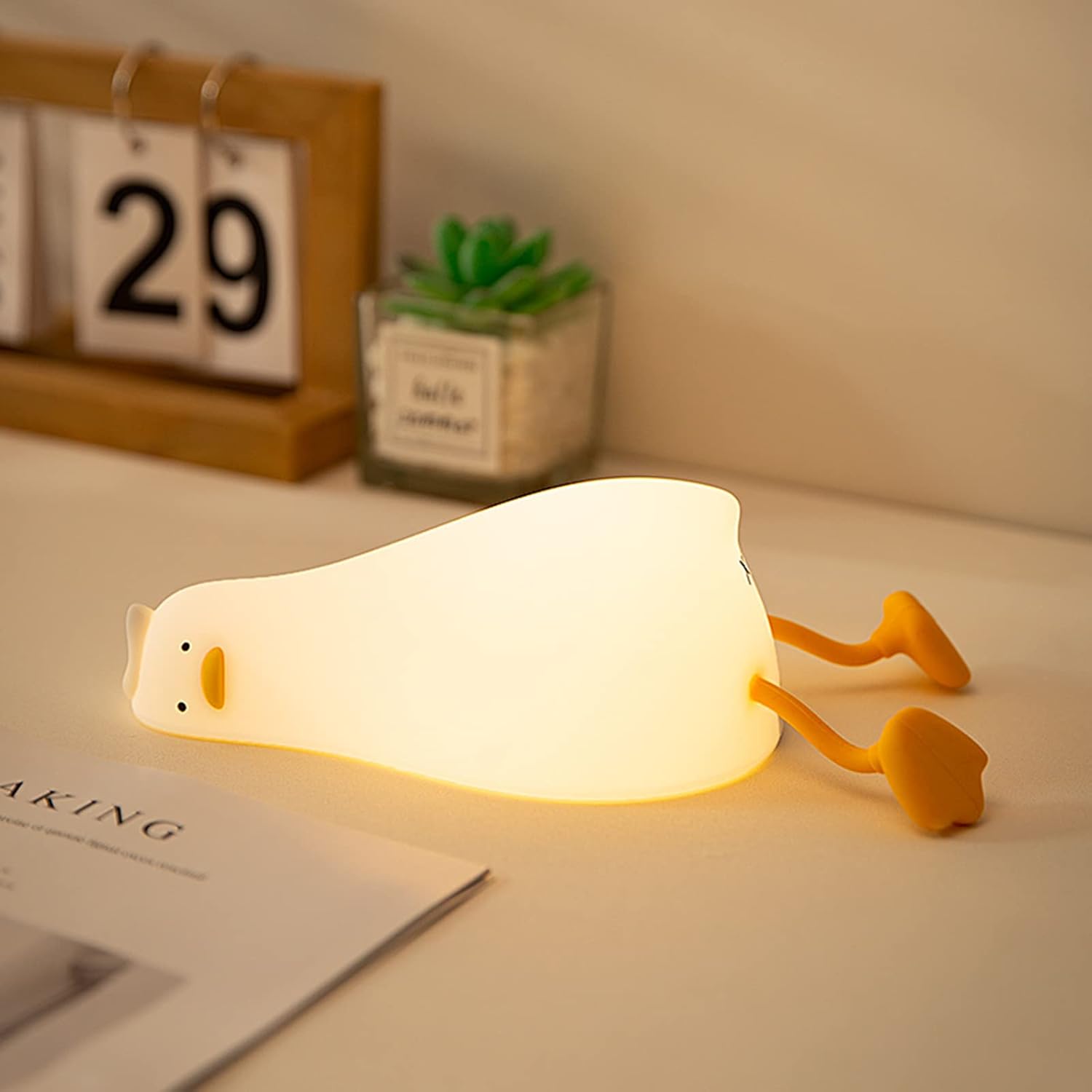 LED Squishy Duck Lamp