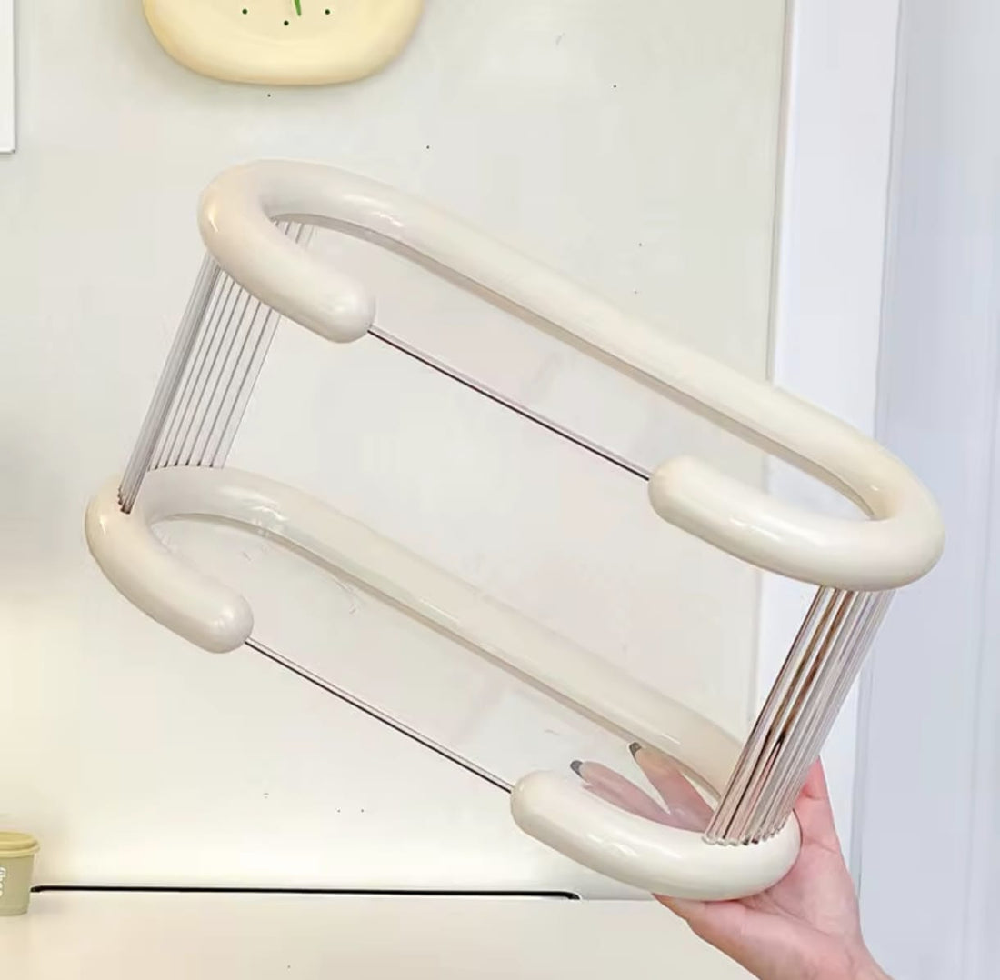 two-tiered shelf