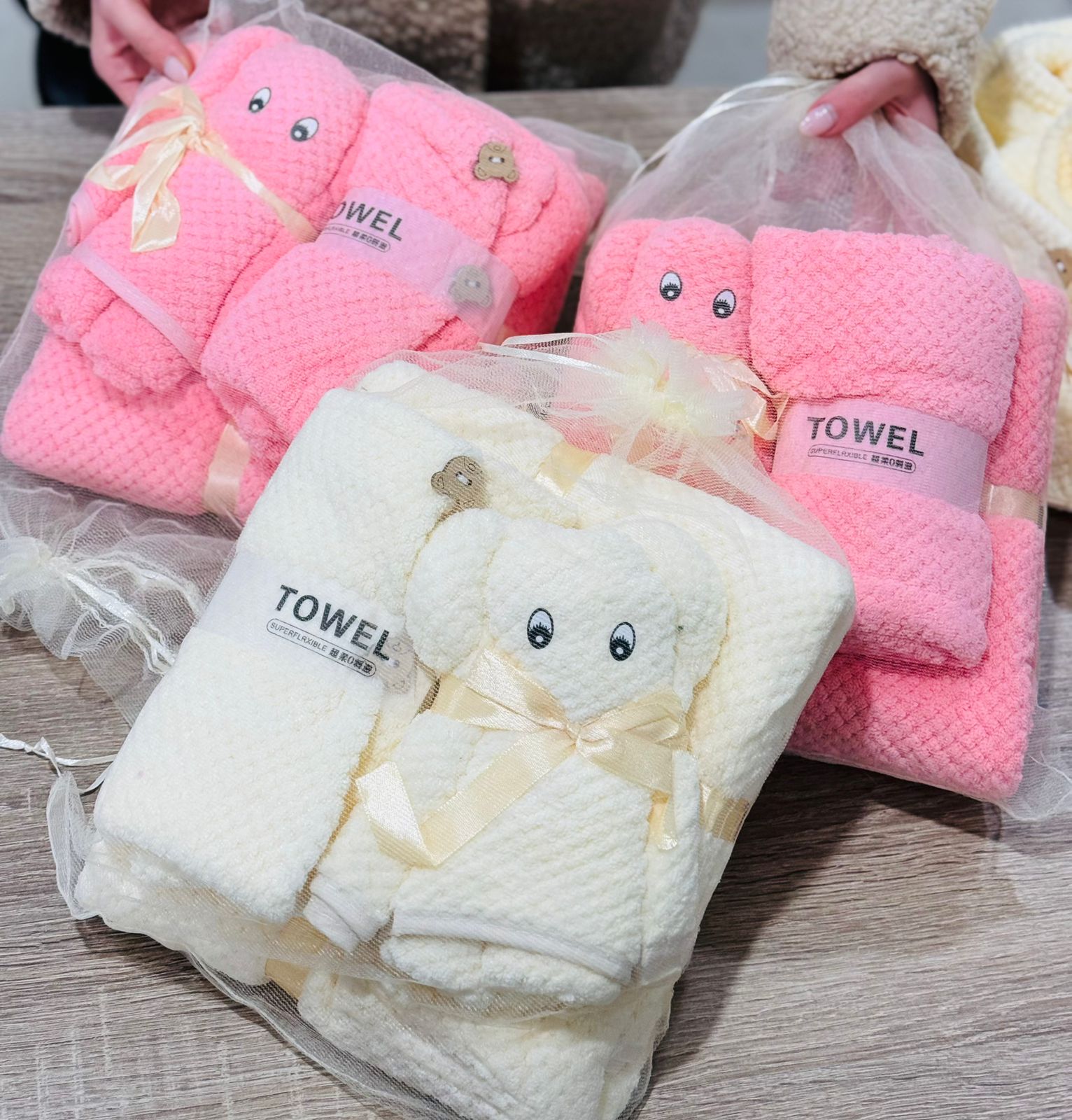 Towel Fleece Washcloth for Bathroom