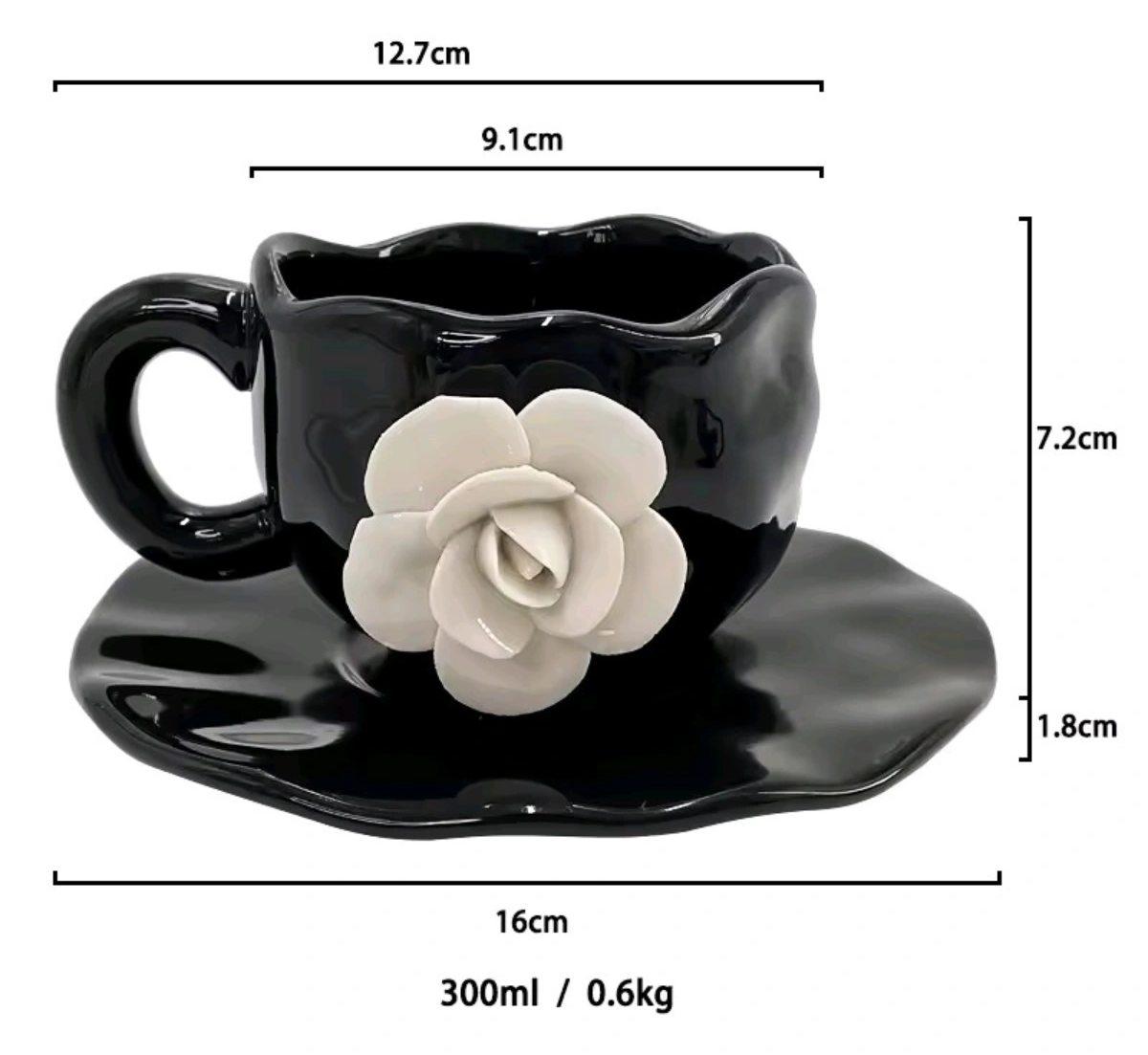 3D flower Mug
