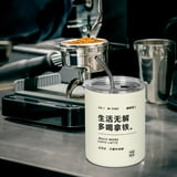 Thermal Coffee Mugs with Lid Straw Travel Tumbler Teacup