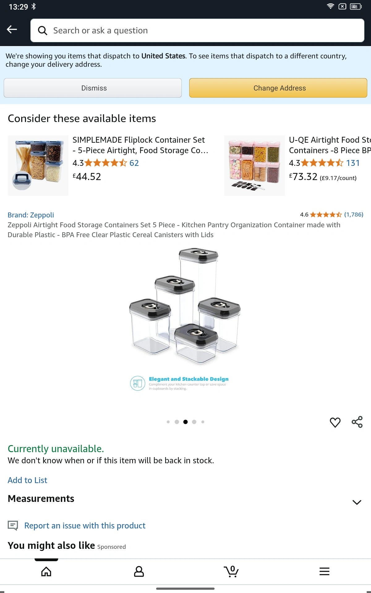 Food storage *5