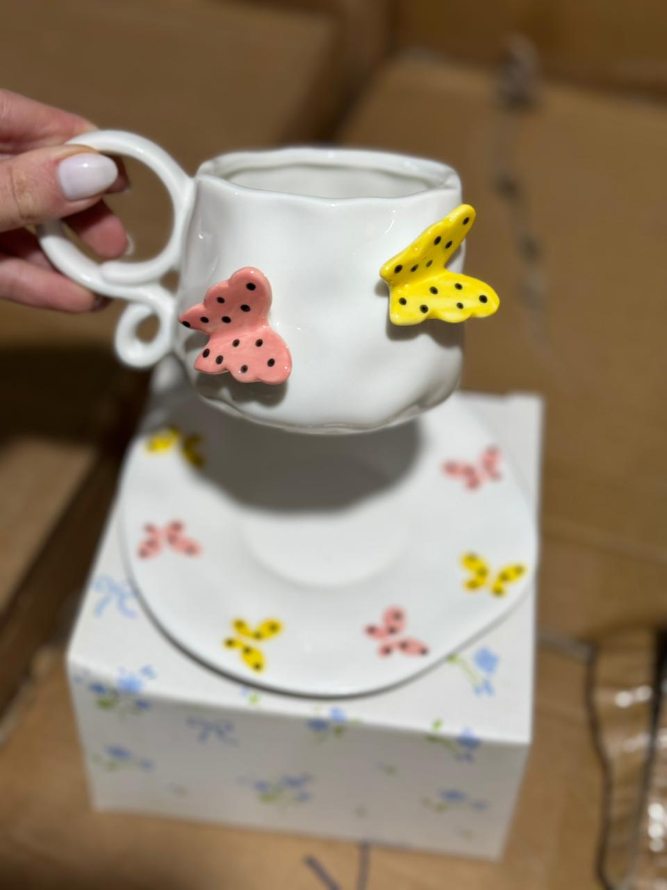 Butterfly Ceramic Mug