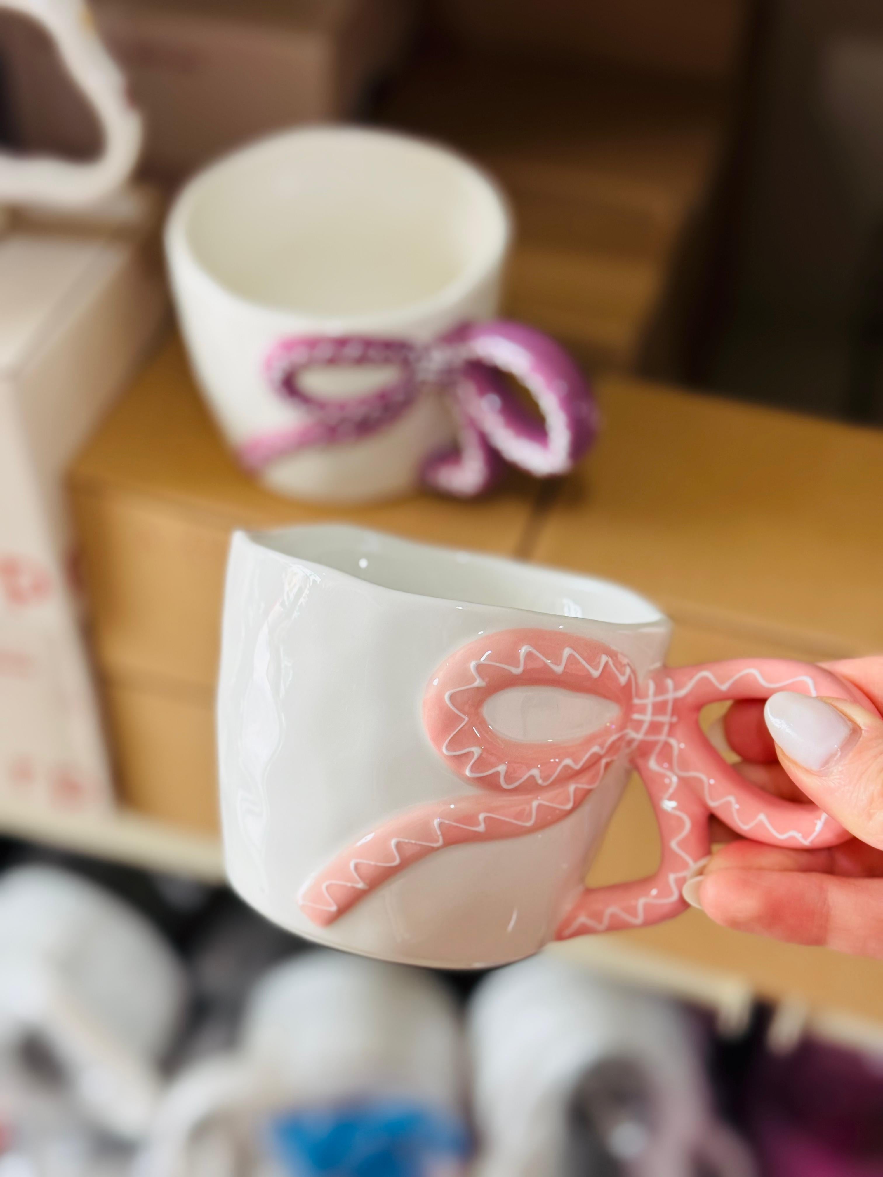 Ceramic Bow Mug