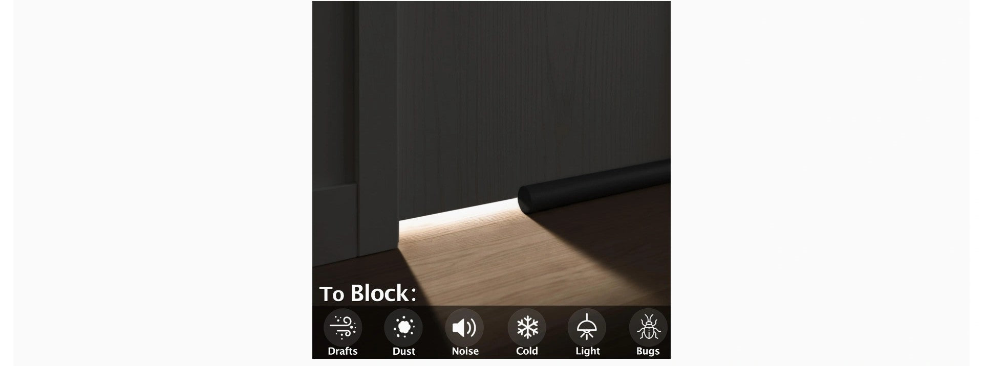 Door Draft Stopper for Bottom