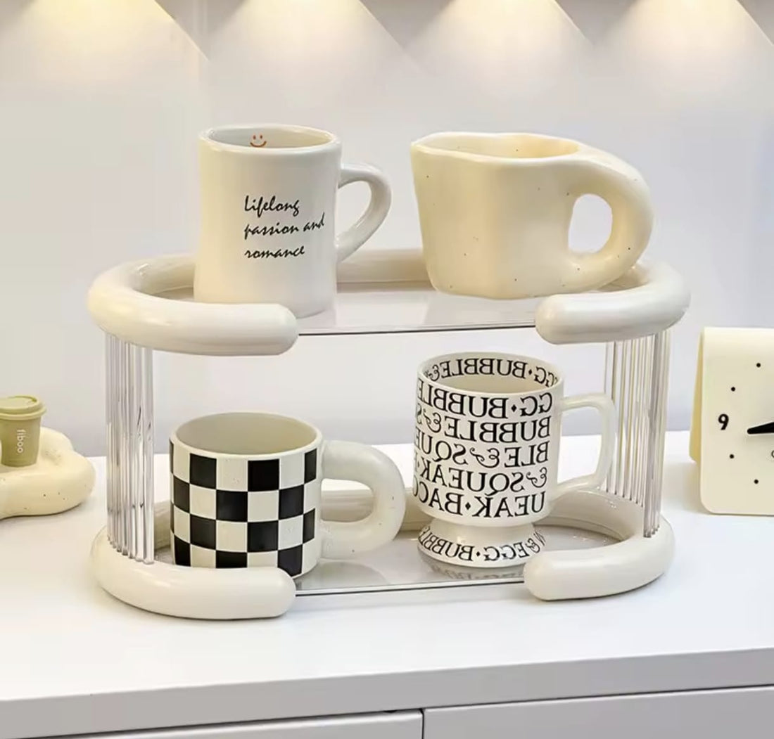 two-tiered shelf