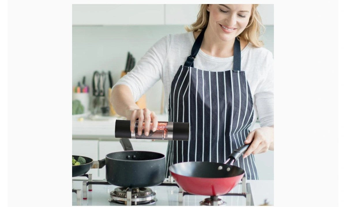 Manual Pepper Mill for Black Pepper, Salt and Sesame