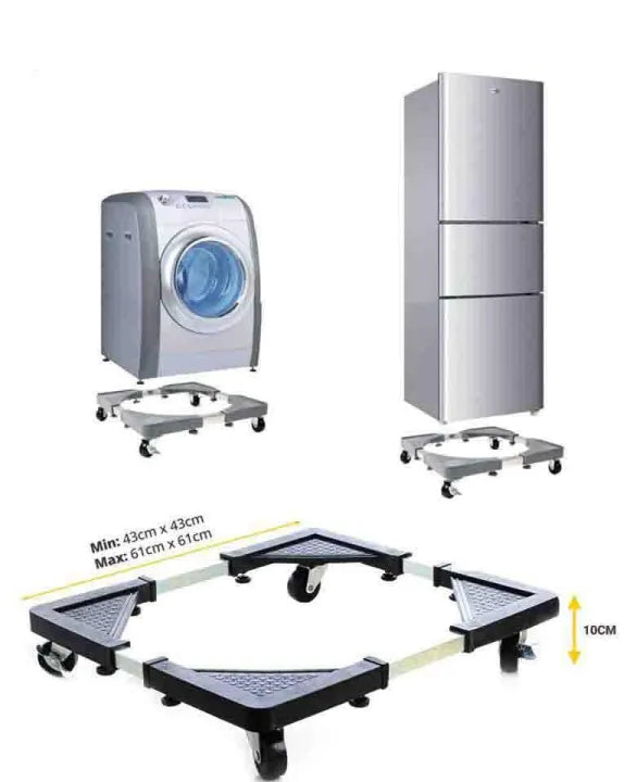 Adjustable Top Washing Machine Trolley Plastic