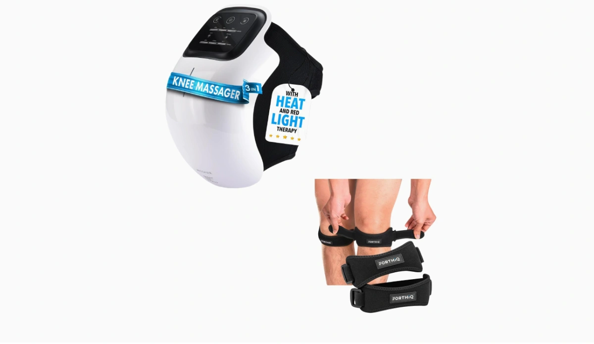Knee Massager Smart with Heat & Red Light