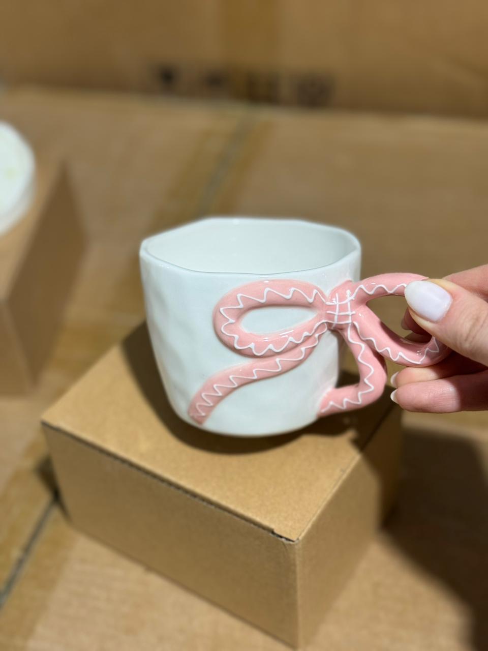 Ceramic Bow Mug