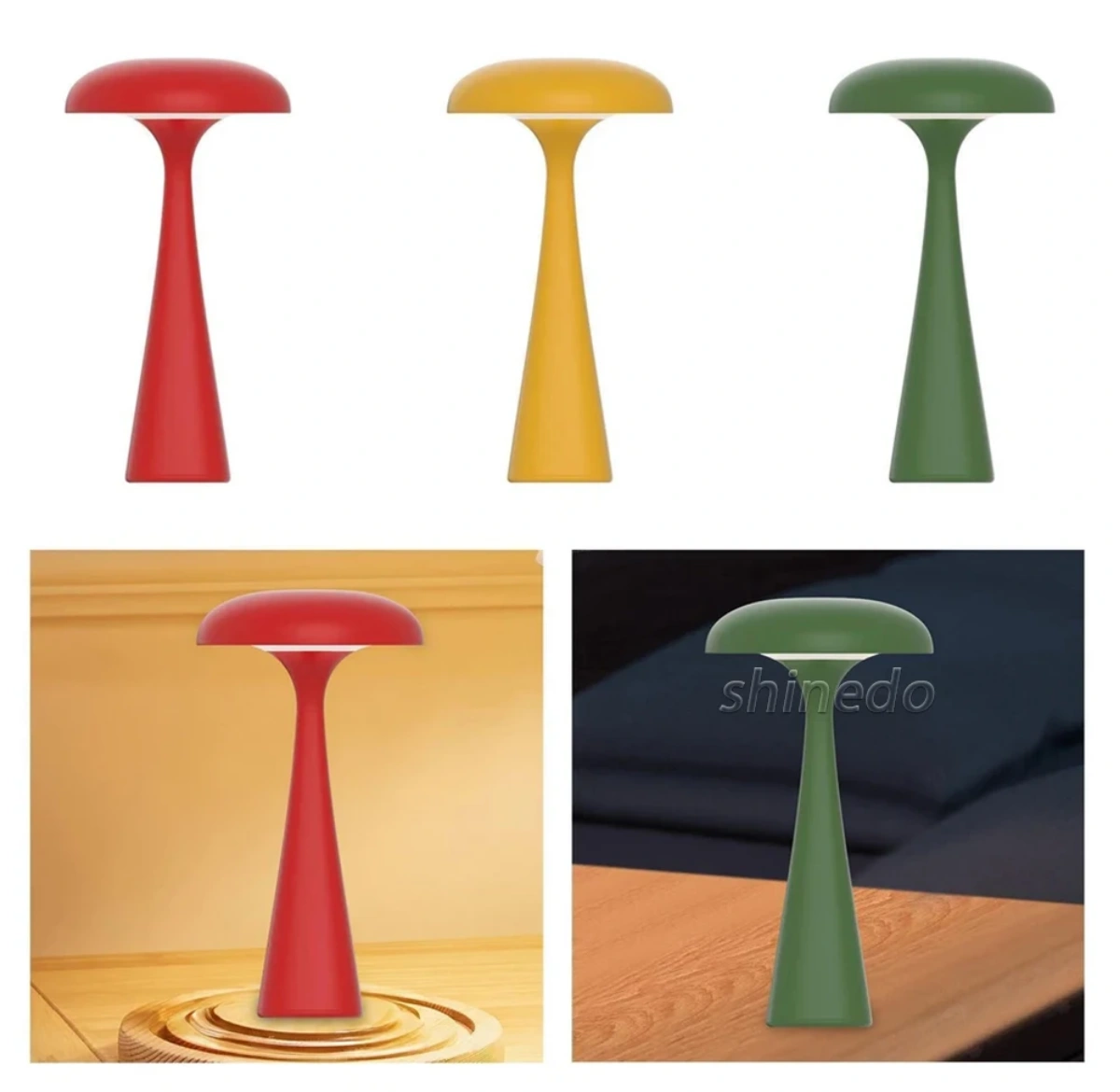 Led mushroom night light