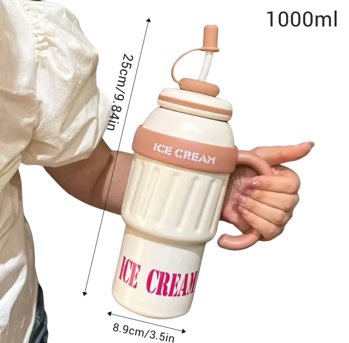 Ice cream stainless steel cup🍦