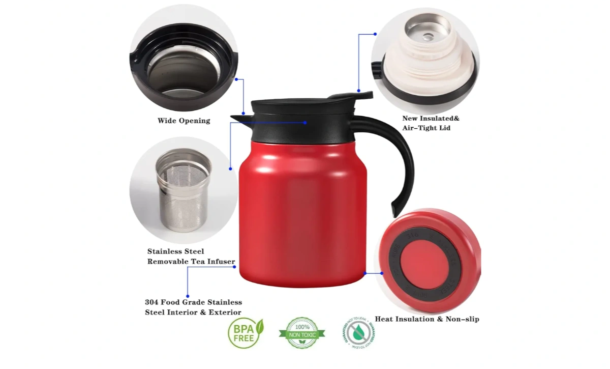 Thermal Coffee Carafe with LED Display