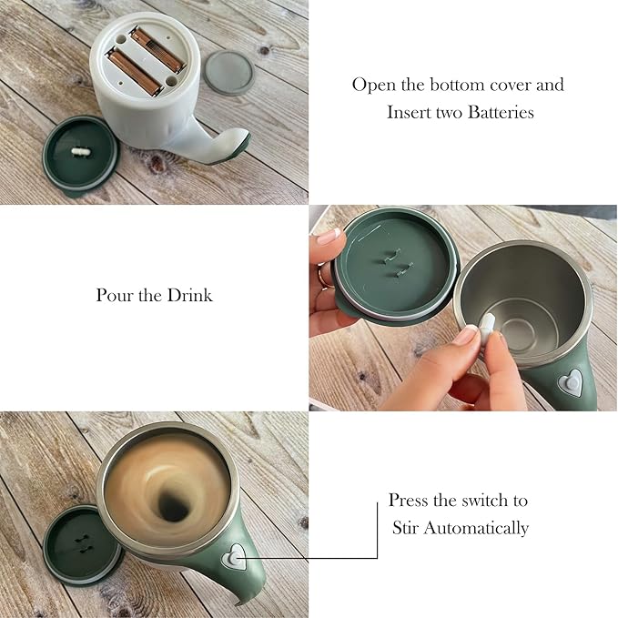 Magnetic Stirring Coffee Cup