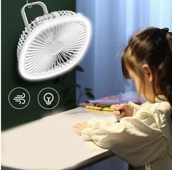 Table lamp& desktop Fan