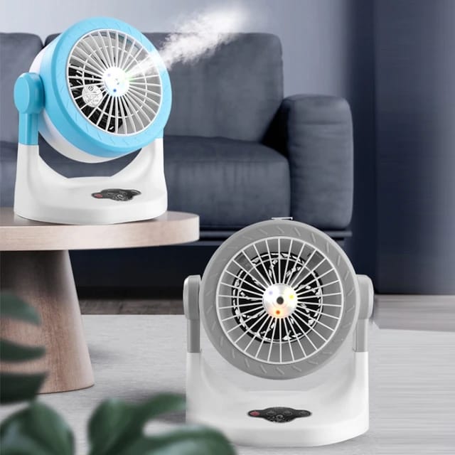 Spray cooling fan