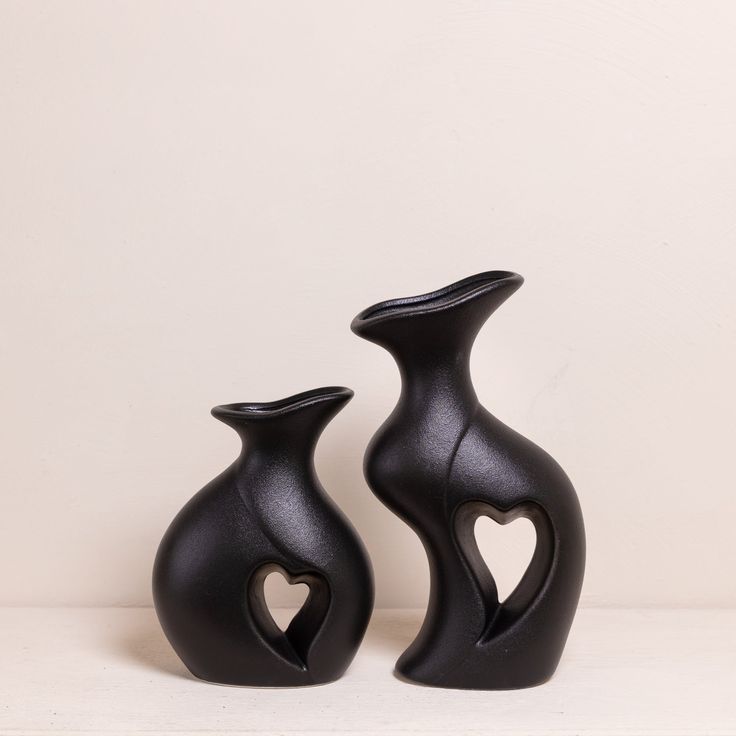 2 piece ceramic vase
