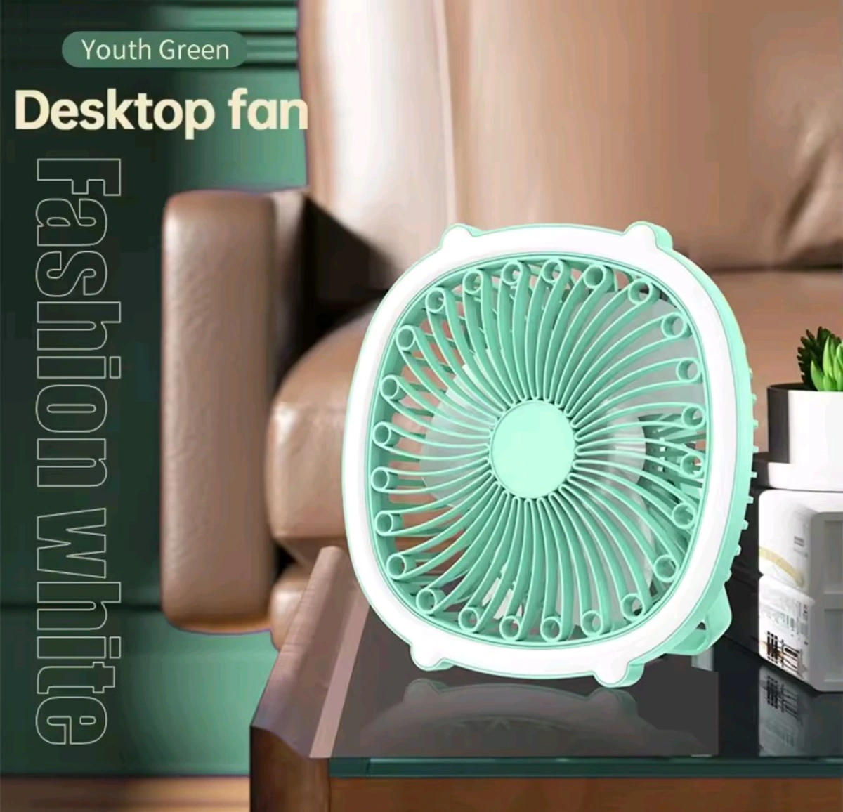 Table lamp& desktop Fan