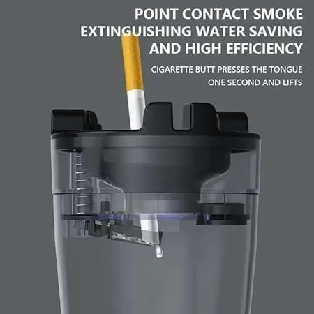 Cigarette Ashtray with Water Tank Portable