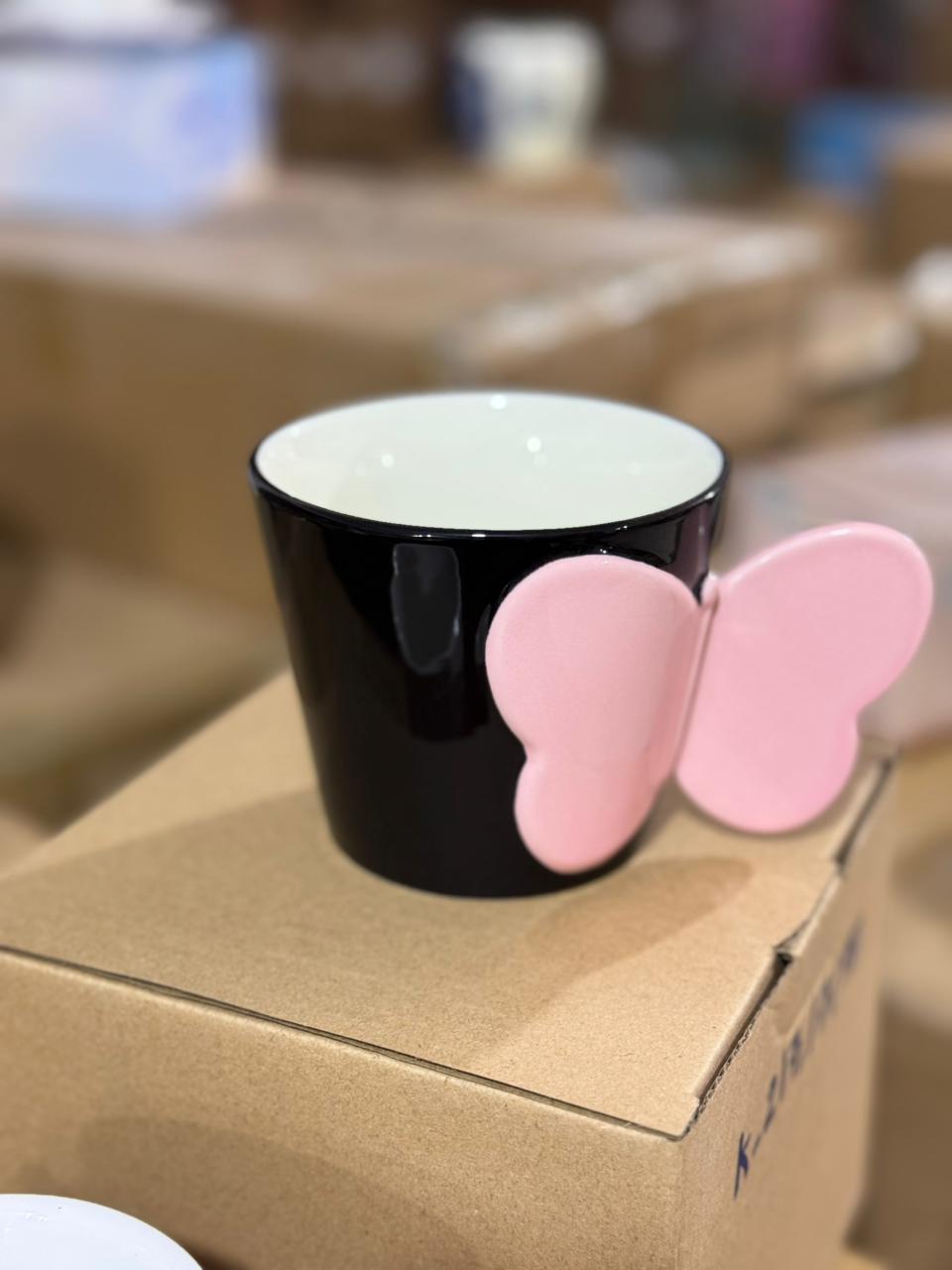 Ceramic butterfly Mug