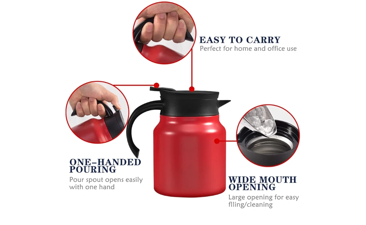 Thermal Coffee Carafe with LED Display