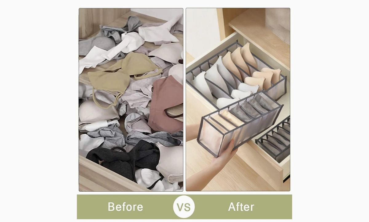 Foldable Drawer Organizers for Clothing