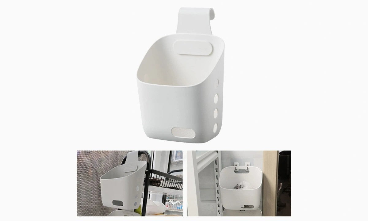 Plastic White Hanging Basket