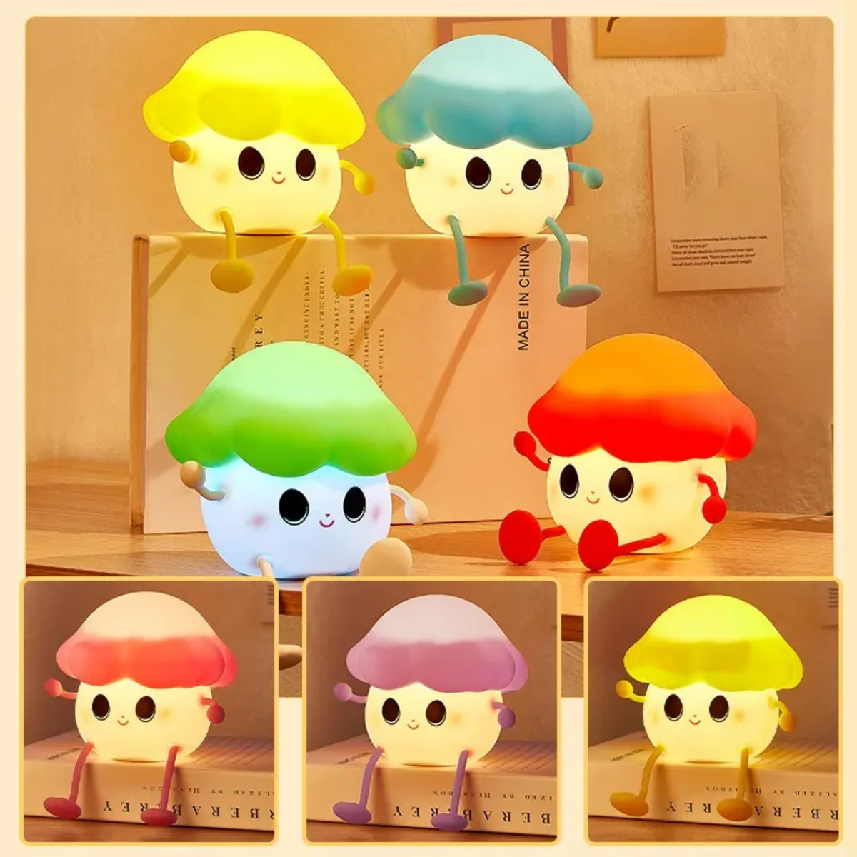 🍄Mushroom silicone night light