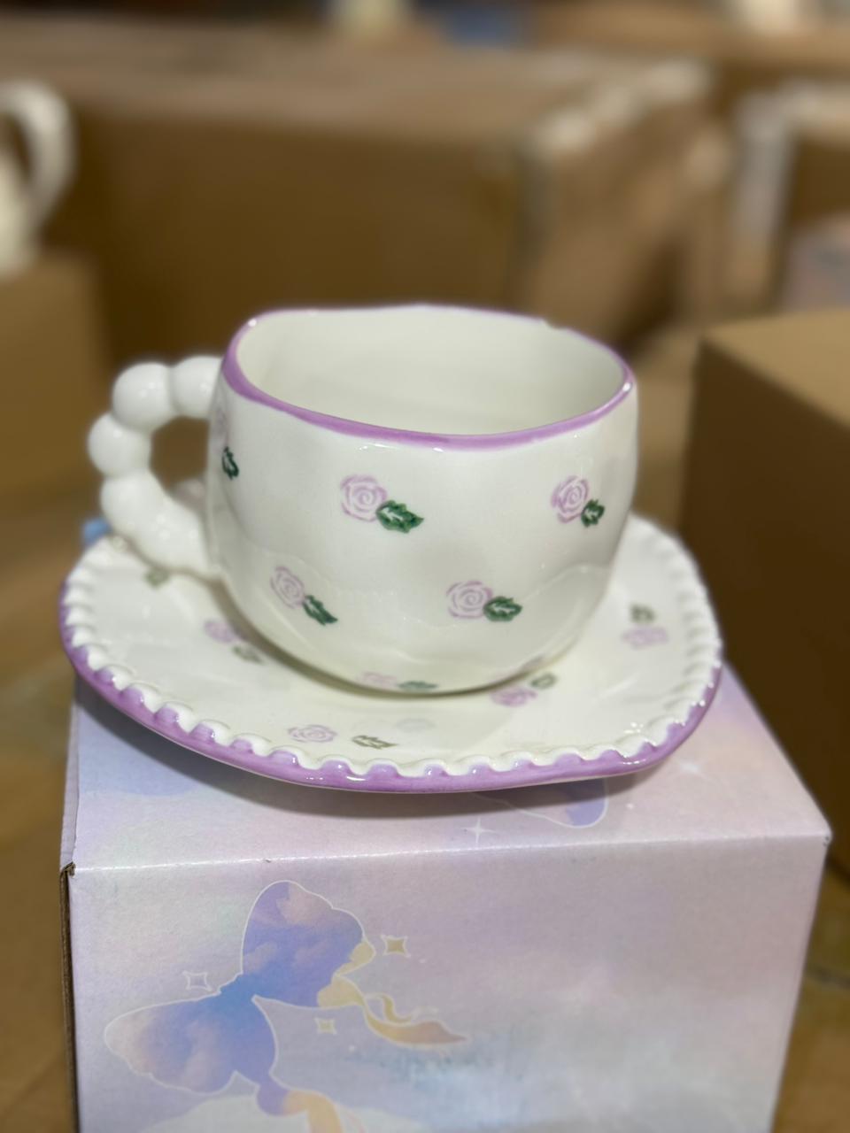 Ceramic Purple Mug