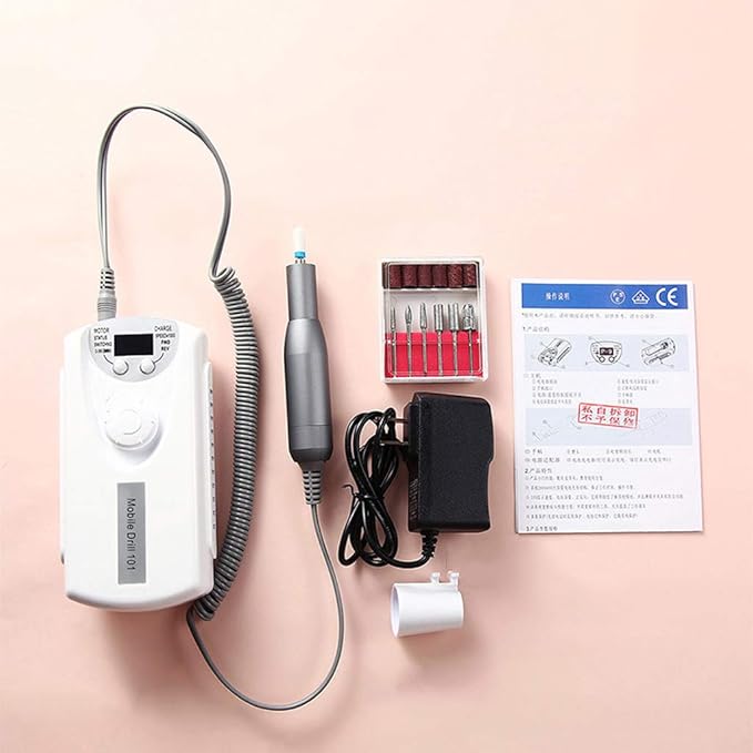 Electric Portable Nail Drill Set