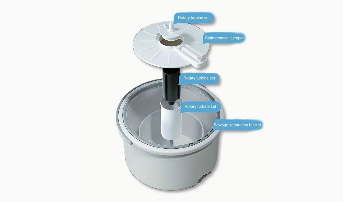Stainless Steel Spin Mop And Bucket Set