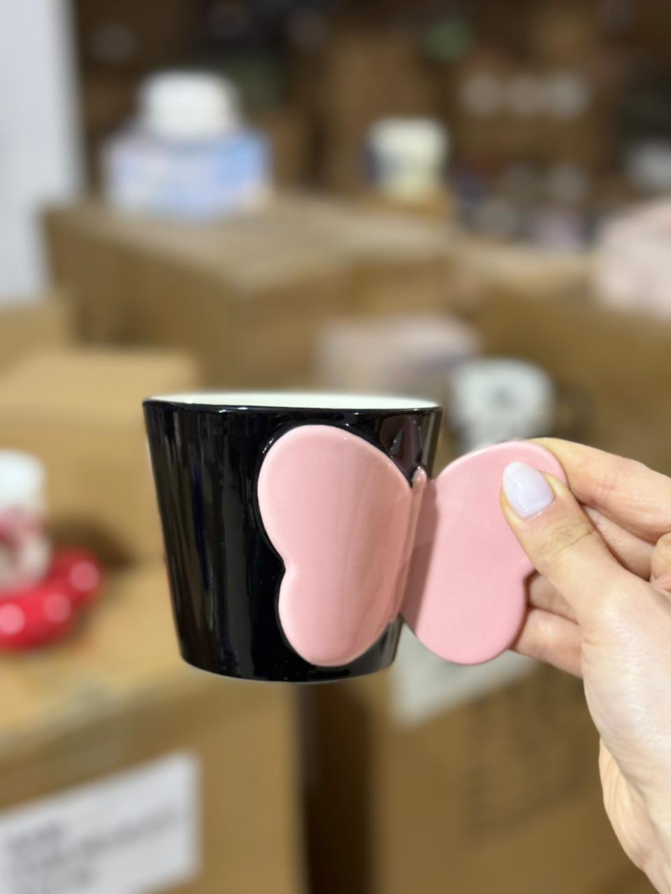 Ceramic butterfly Mug