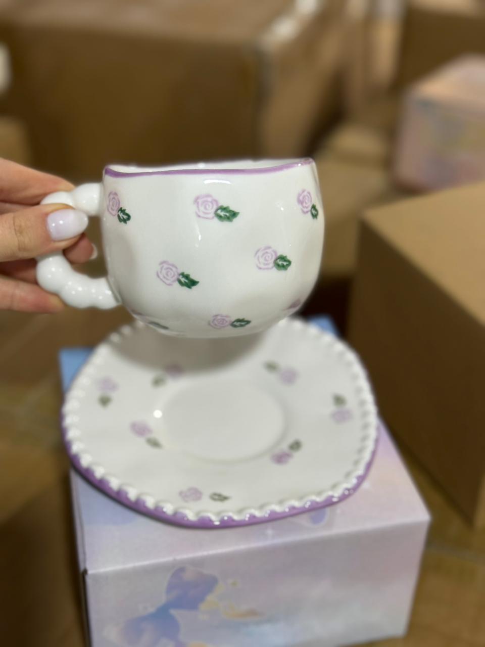 Ceramic Purple Mug