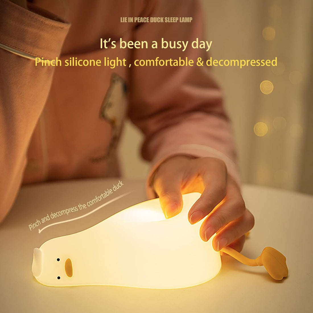 LED Squishy Duck Lamp