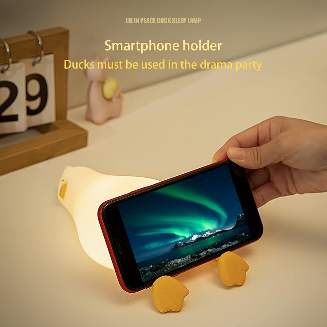 LED Squishy Duck Lamp