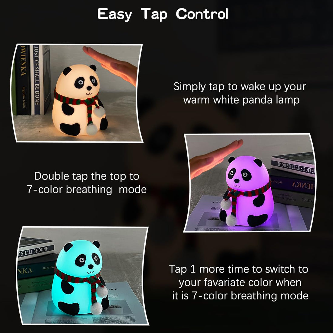 Kids Panda Night Light