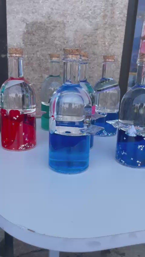 Floating boat  bottle 🌊