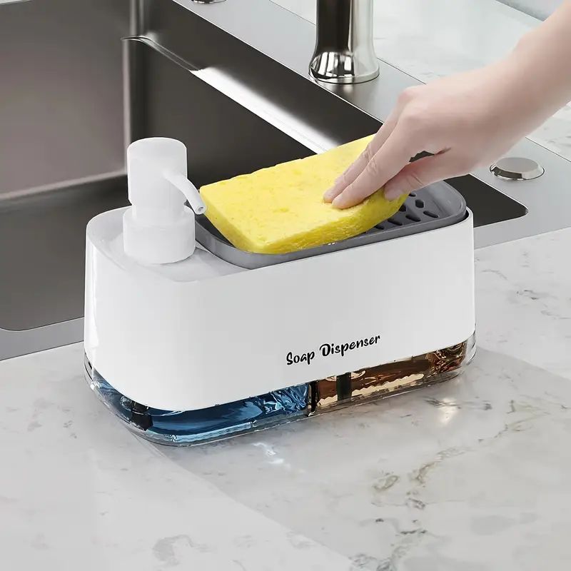 Soap box with sponge