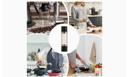 Manual Pepper Mill for Black Pepper, Salt and Sesame