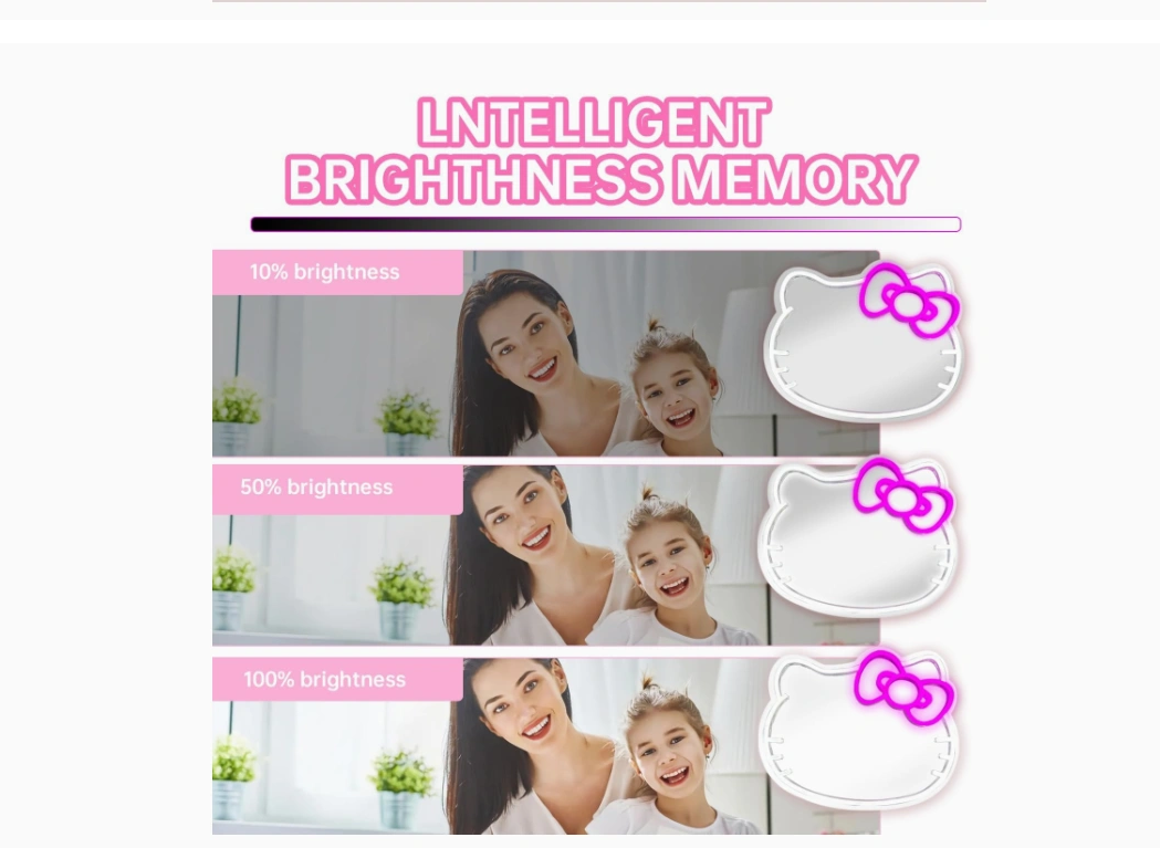Hello Kitty Vanity Mirror with Light