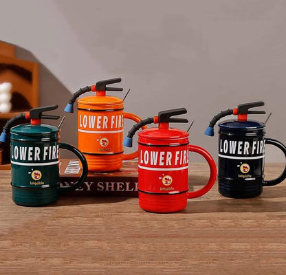 Fire Shaped Ceramic Coffee Mug