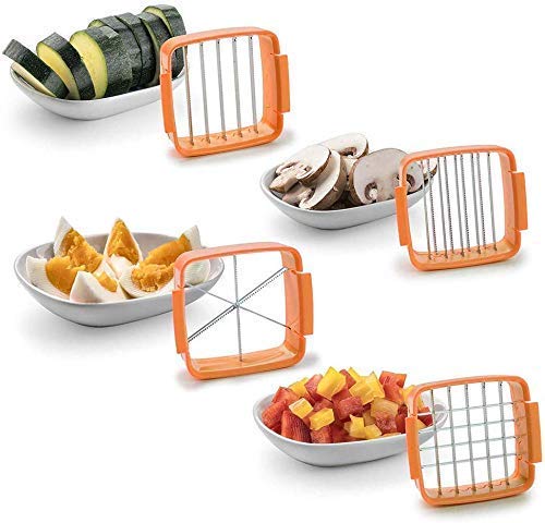 5 in 1 Kitchen Gadgets Stainless Steel Vegetable Fruit