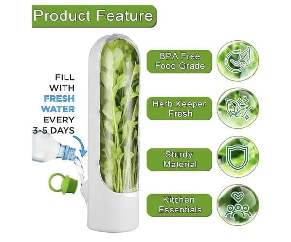 Herb Storage For Refrigerator