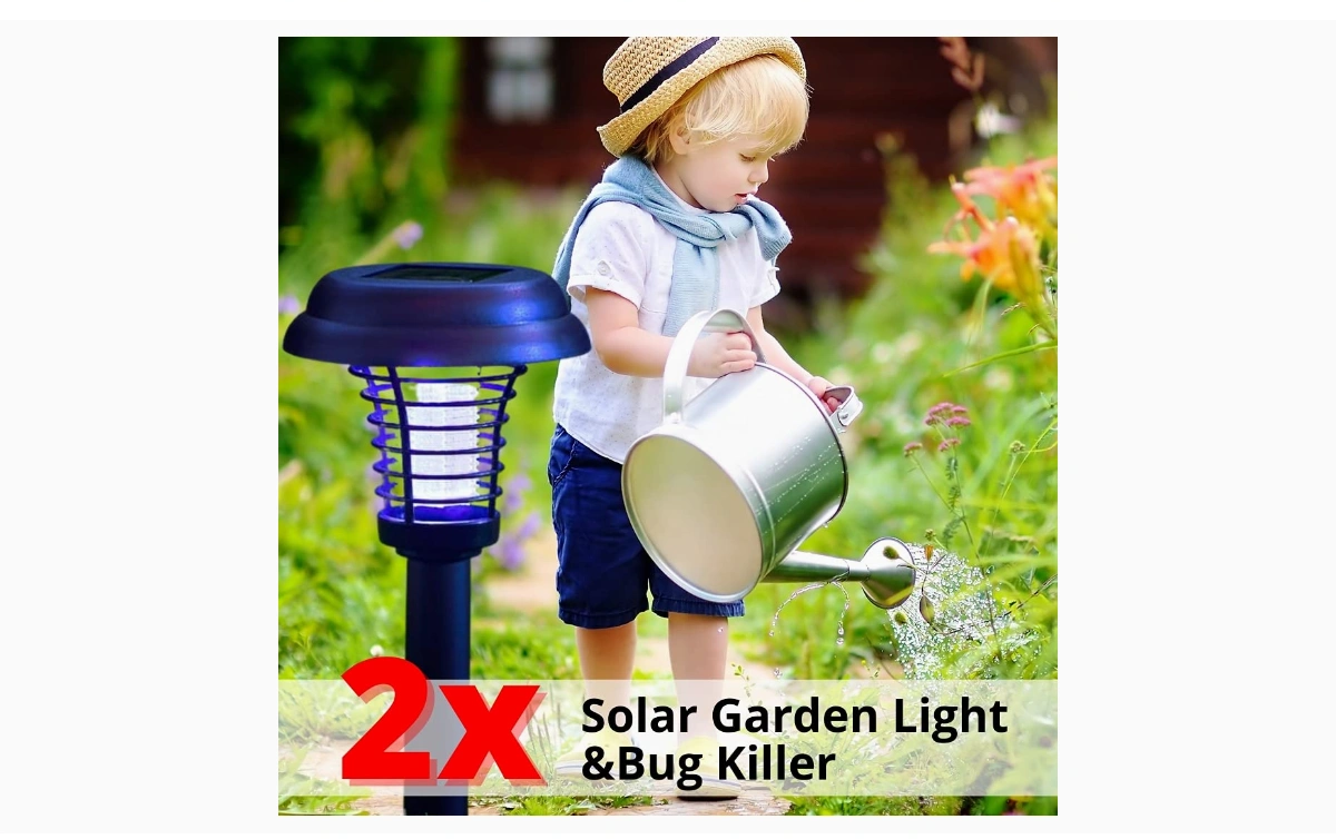 Solar tuinlamp / insektenlamp
