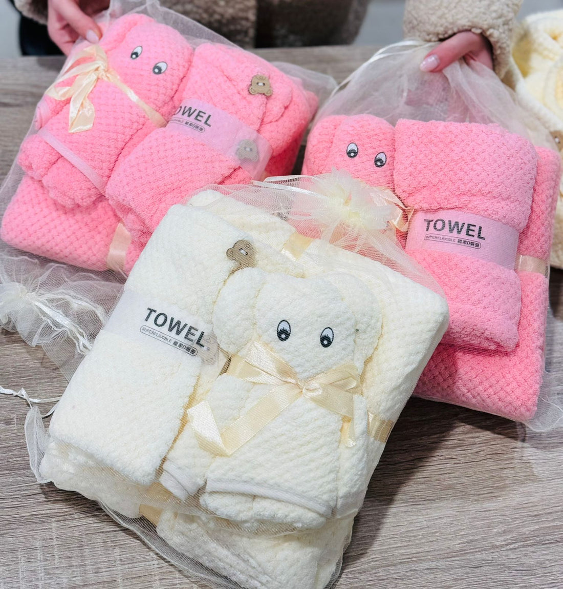 Towel Fleece Washcloth for Bathroom