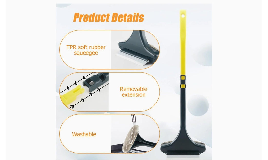 Cleaner Brush Double-Sided Window Screen