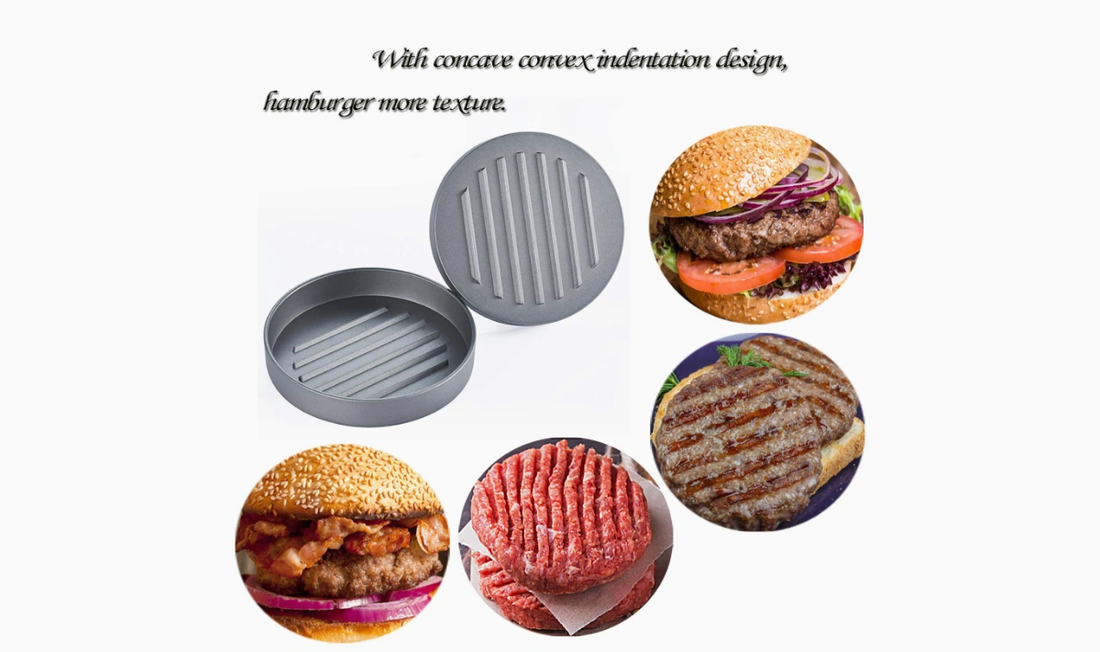 Burger aluminum press