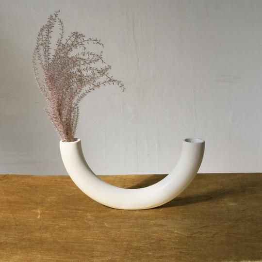 Simple ceramic vase