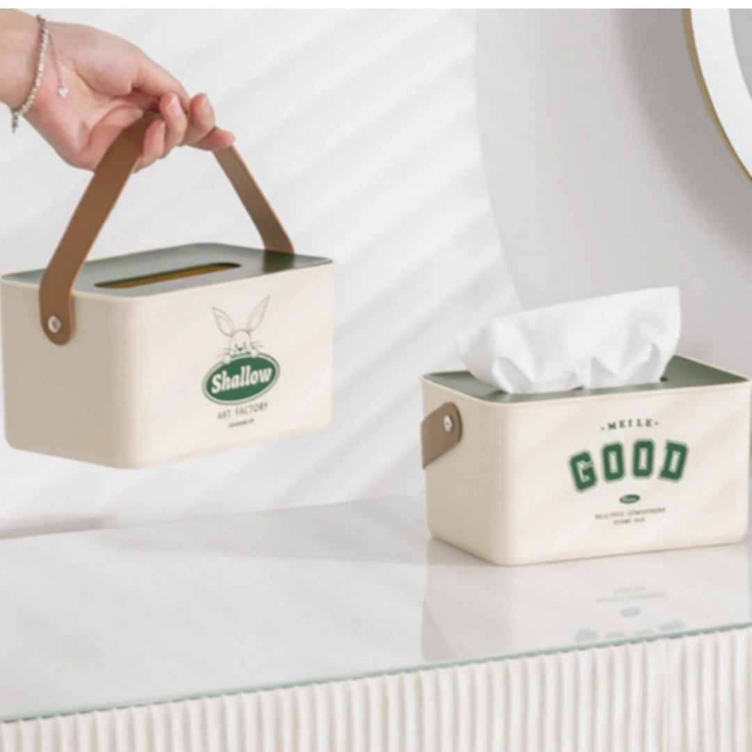 Tissue Box Holder Round &amp; Square