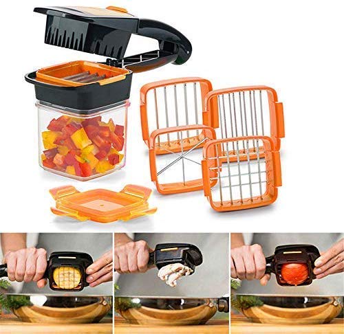 5 in 1 Kitchen Gadgets Stainless Steel Vegetable Fruit